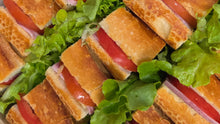 Load image into Gallery viewer, Ham Cheese Baguette (Bite Size)