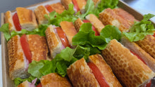 Load image into Gallery viewer, Ham Cheese Baguette (Bite Size)