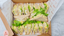 Load image into Gallery viewer, Egg Mayo & Lettuce Bite Sized Sandwiches (16 Bite Sized)