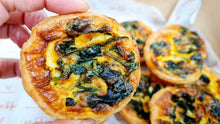 Load image into Gallery viewer, Freshly Baked Mini Quiche (1 dozen)
