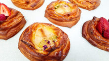 Load image into Gallery viewer, Freshly Baked Fruit and Custard Danish
