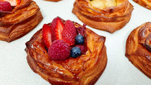 Load image into Gallery viewer, Freshly Baked Fruit and Custard Danish
